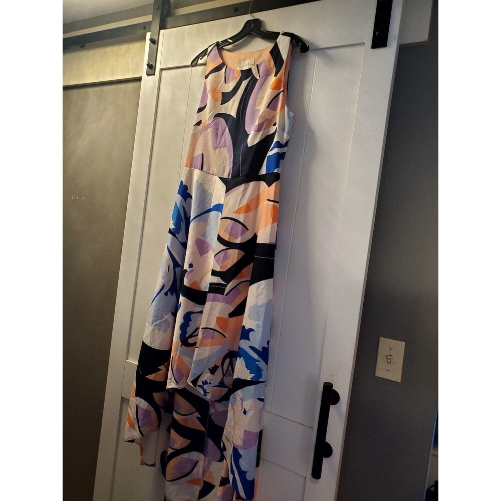 Nicole Miller New York High Low Dress Size 14 - Picture 3 of 11